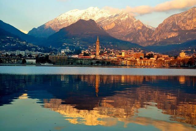 L For Lake Mandello del Lario Exterior foto